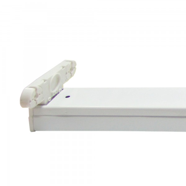 Regleta ip20 p/2tubos led  9w.60cm