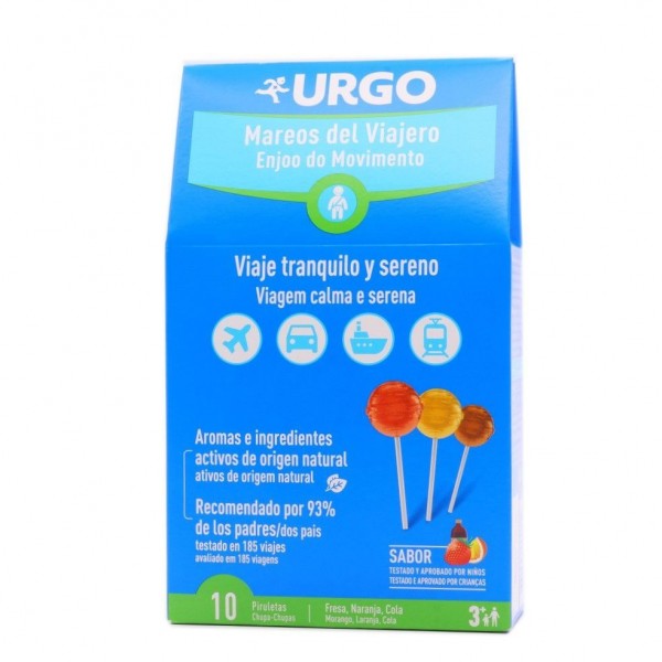 Urgo Mareos Del Viajero 10 Piruletas