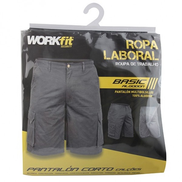 Pantalon corto alg. workfit basic t. l