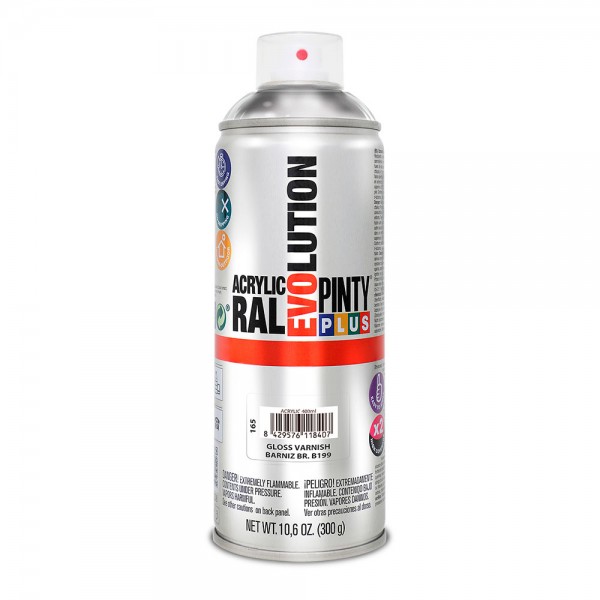 Spray barniz evolution 520 cc brillo b199 (pack 2 unidades)