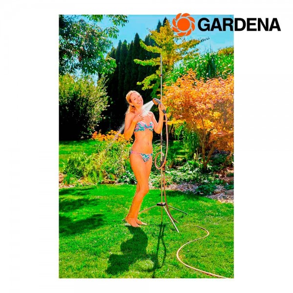 Ducha de jardín trio sobre trípode 220 cm
