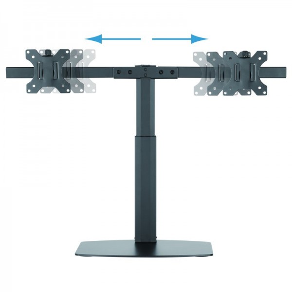 Tooq db1727tn-b soporte monitor mesa 2brazos 17-27
