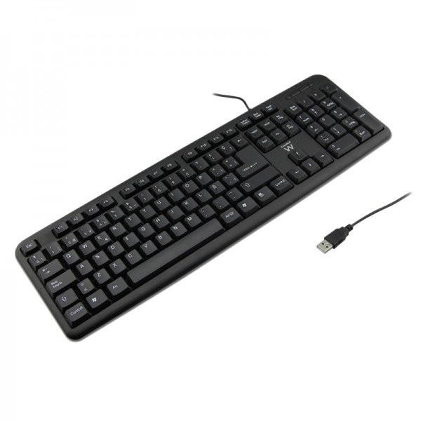 Ewent teclado slim ew3109 usb negro
