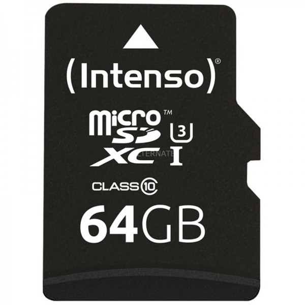 Intenso 3433490 micro sd uhs-i profesional 64gb