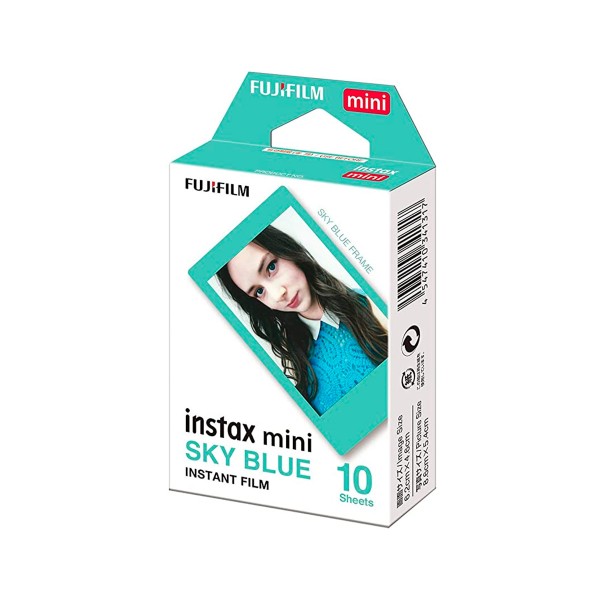 Fujifilm instant film shot blue frame / película fotográfica instantánea