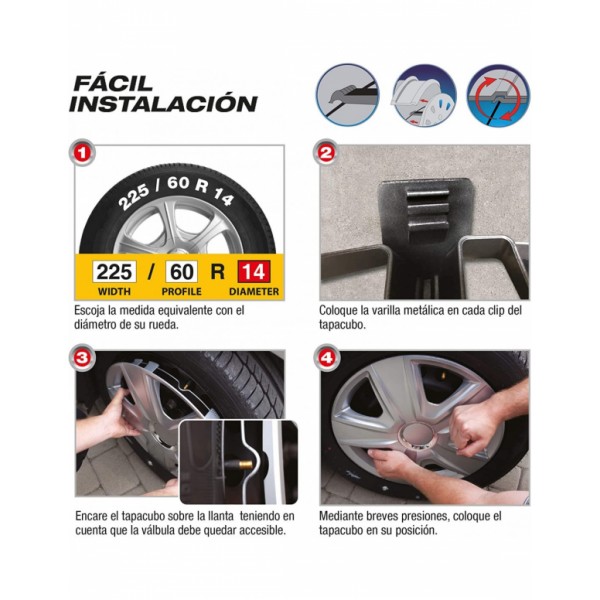 JEUX ENJOLIVEURS 14" ILLINOIS SILVER