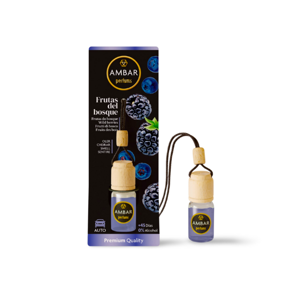 Ambar ambientador coche 45 dias Frutas del Bosque