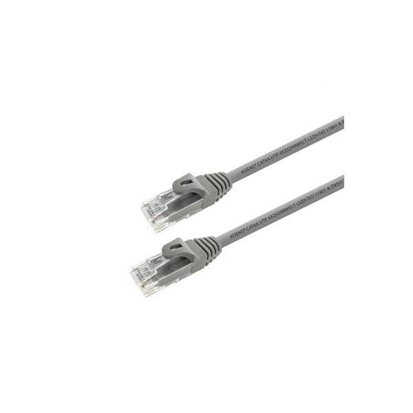 Aisens latiguillo rj45 cat.6a utp gris 1.0m