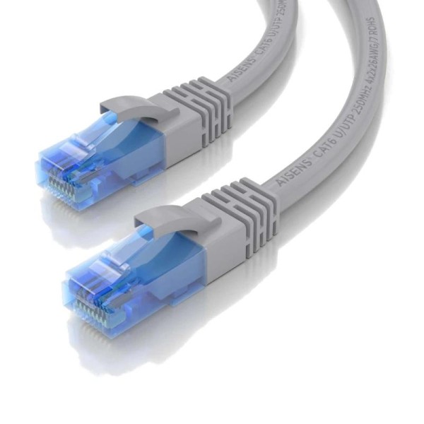 Aisens cable rj45 cat.6 utp awg26 cca gris 5.0m