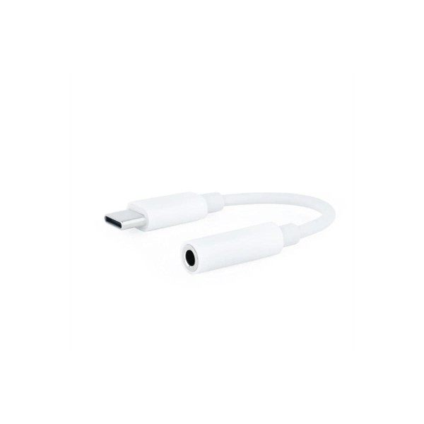Nanocable adaptador audio usb-c-m a jack-h, blanco