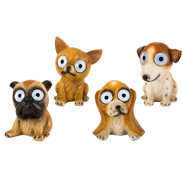 Figura solar perro modelos variados