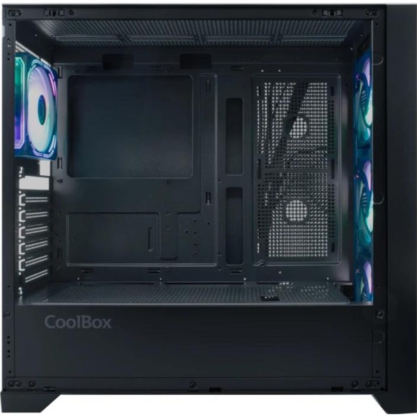 Coolbox caja gaming atx ge-2000 dualview  s/fte
