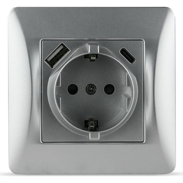 S-empot.onlex titanio enchufe+usb+type c