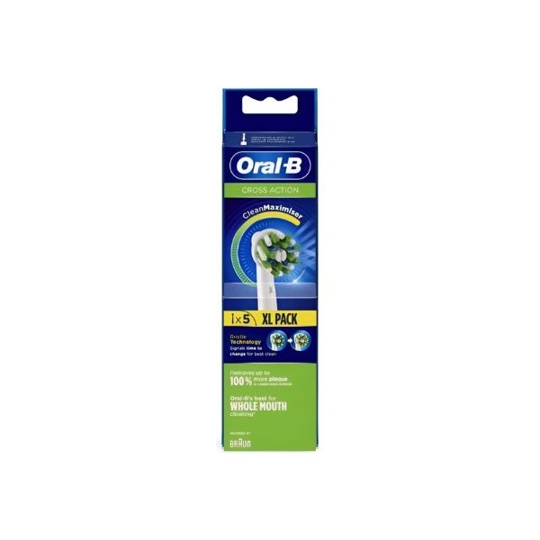 Oral-b cross action recambio cepillo de dientes eléctrico 5uds