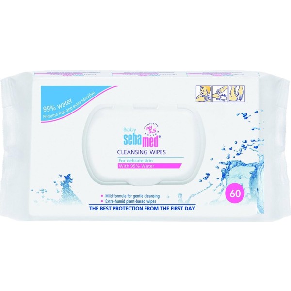 Sebamed baby toallitas piel delicadas pack 60ml
