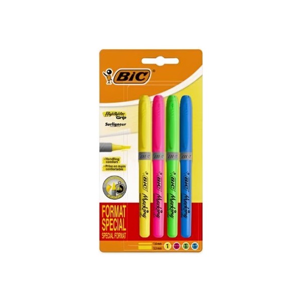Bic marcador fluorescente