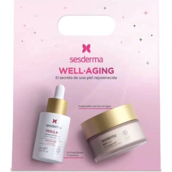 Sesderma Well-aging Ferulac Serum Liposomado 30ml + Reti Age Crema Antienvejecimiento 50ml Promo