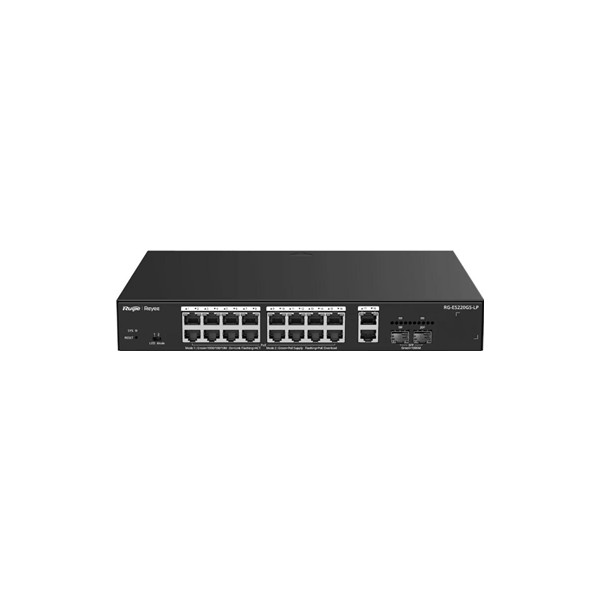 Reyee es220gs-lp switch 18xgbe (16 poe) 130w 2xsfp