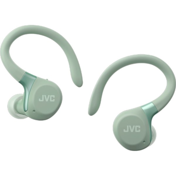Jvc ha-ec75t green/ auriculares deportivos inalámbricos con cancelación activa del ruido