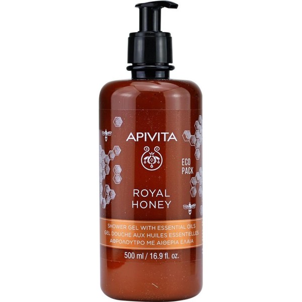 Apivita royal honey gel de baño con aceites esenciales 500ml