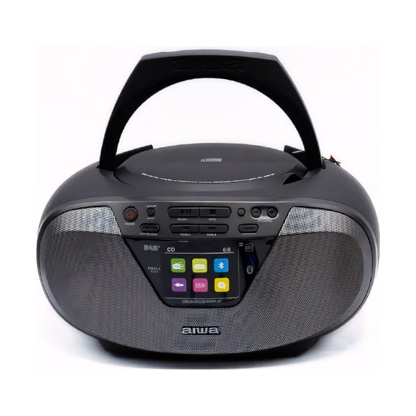 Aiwa bbtu-500dab black / radio cd portátil