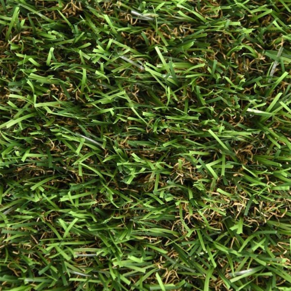 Césped artificial verde 40 mm, modelo otoño, 1 x 5 m